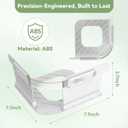 Bed Sheet Holders for Corners, 4Pcs Sheet Holders Keep Sheets Firm & Tight, Durable Heavy Duty Bed Sheet Clips, No Damage to Sheets, Universal Fit for All Sheet (White)