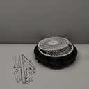 The First Years Spin Stack Bottle Drying Rack - Black - 2-Tier Rotating Countertop Drying Rack for Up to 16 Bottles - Baby Essentials for Everyday Use