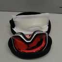 Ski Goggles, Snowboard Goggles with 2 UV400 Anti-Fog Detachable Magnet Lenses for Men & Women Adult (Ver.2 Sakura(vlt 35%)+clear(vlt 83.5%))