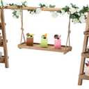 Wooden Cupcake Stand, 3 Tier Cupcake Display Stand for Dessert Display, dessert table display set for Cake Snack Fruit Chips Bread, display stand with Removable Trays, Perfect for Birthday Wedding Party Home Decor