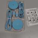 MagSafe Charger 2 Pack 15W Magnetic Wireless Charger Fast Charging Pad Compatible with iPhone 17/16/15/14/13/12 Series & AirPods 3/2/Pro Magnetic MagSafe Charging Pad with Dual Ports-Blue