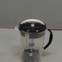 Dr. Brown's Baby Formula Mixing Pitcher with Adjustable Stopper, Locking Lid & No Drip Spout, Black, BPA Free, 36oz, 1 Pack