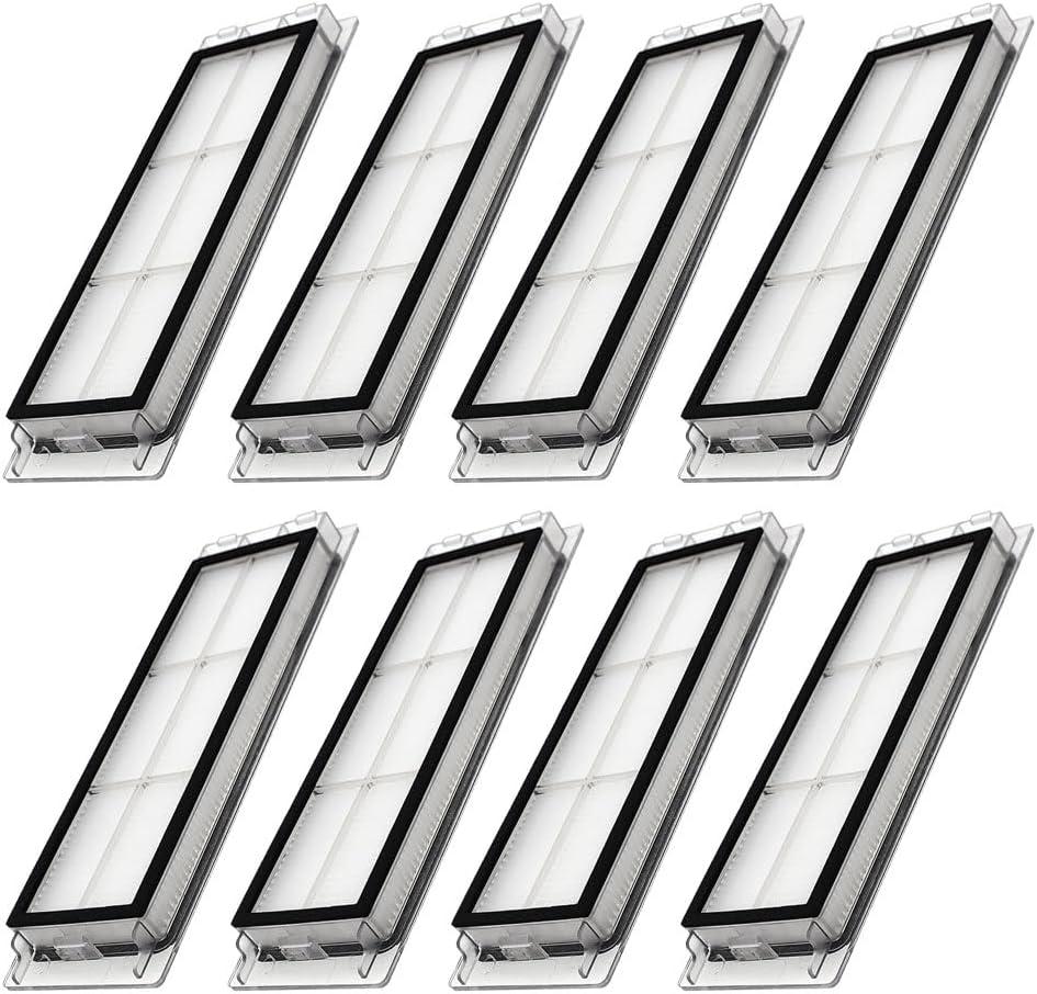 Neutop Replacement Filters Parts, Compatible with Roborock S6 MaxV/Pure, S6, S5, S5 Max, S4 Max, S4, E5, E4, E20, E25, E35, Robot Vacuums, 8-pack.