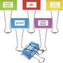 Feifeiya 5 Pcs Teacher Essentials Large Teacher Binder Clips 2 Inch Paper Clips for Office School Supplies Classroom Management