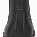Men's Ankle Boots Chelsea Round Toe Slip on Waterproof Faux Leather Classic Dress Booties for Men