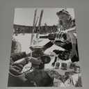 Poster Master Ski Poster - Pouring Champagne Print - Winter Art - Humorous Art - Alcohol Art - Snow Art - Photography Art - Black and White Art - Kitchen or Restaurant Decor - 11x14 UNFRAMED Wall Art (Style-09)