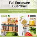 Magnetic Shelf for Fridge: Fruit Potato and Onion Storage Bin - Magnetic Spice Rack for Refrigerator & Kitchen Counter - Pantry Organizers and Storage