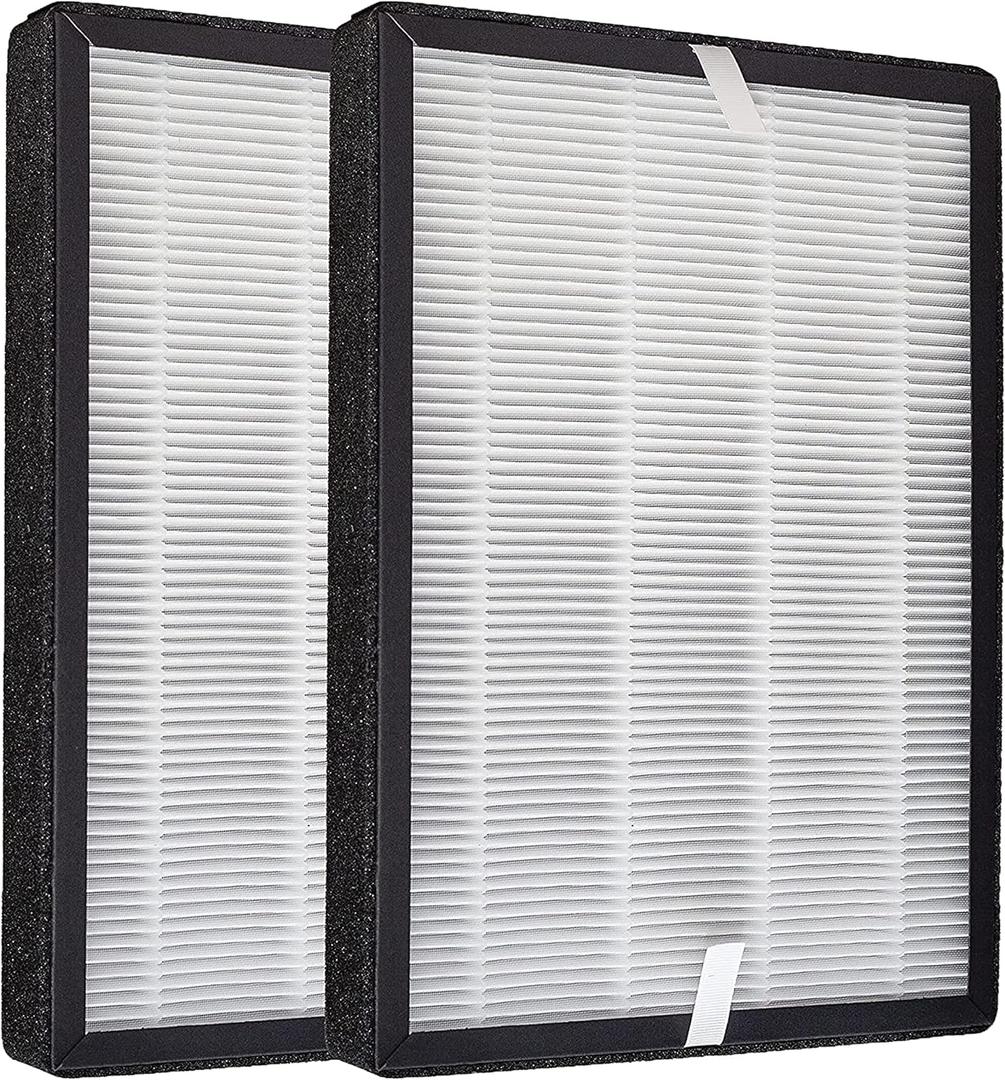 GL-FS32 Replacement Filter, Compatible with MOOKA/KOIOS GL-FS32 and Azeus GL-FS32 Air Purifier, H13 True HEPA 3-in-1 Activated Carbon Filtration System,2 Pack