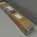 SMARTSTANDARD 48" Bifold Sliding Barn Door Hardware Kit, 4ft Top Mount Bi-Folding Track Kit for Double 22" Closet Pantry Laundry Doors-Smoothly and Quietly, Black [No Door]