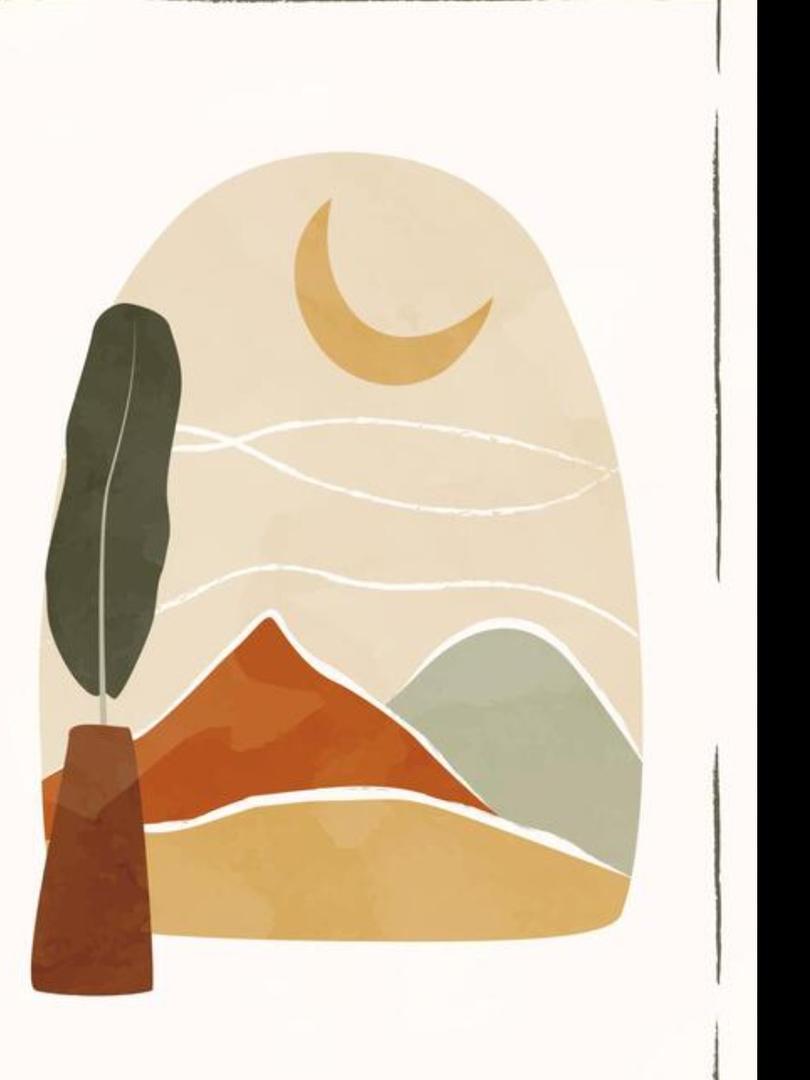 Living Room Wall Art Abstract Boho Simple Picture Minimalist Prints with Photo Frame for Modern Home Decor, Walls Framed Set of 6