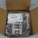 Entry One-Touch Push Button Locking Door Handle Lock with Keys, Non-Handed Opening, Entrance Reversible Left Right Lever for Interior/Exterior Front Door, ADA-Compliant Knob, for Office, Bathroom (Matte Black)