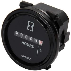 Mechanical Hour Meter Gauge - AIMILAR Professional Engine Hourmeter AC110-250V for Boat Auto ATV UTV Snowmobile Lawn Tractors Generators (AC110-250V)