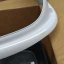 Arm & Hammer Rimmed Cat Litter Box with High Sides and Microban, Made in USA