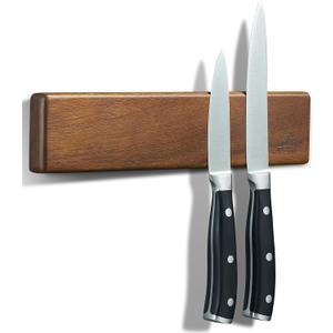Magnetic Knife Strips, Magnetic Knife Holder for Wall 10 Inch, Acacia Wood Knife Magnetic Strip Use as Knife Bar, Knife Holder for Kitchen Utensil Organizer, Without hooks