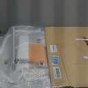 FoldWise Upgraded Folding TV Tray Table - Extra Large & Sturdy Laptop Table for Couch, Height & Angle Adjustable Desk for Dinner, Work & TV - Includes Footrest, Cup Holder, iPad Holder & Edge Stopper ((White) - Bright Wood)