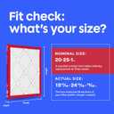 2 x Filtrete 20x25x1 AC Furnace Air Filter, MERV 11, MPR 1000, Micro Allergen Defense, 3-Month Pleated 1-Inch Electrostatic Air Cleaning Filter, 2 Pack (Actual Size 19.688 x 24.688 x 0.84 in)