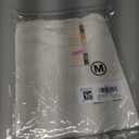 Dokotoo Women's Casual Short Sleeve Loose Tunic Tops Lightweight Crochet Knit Summer Sweaters Blouses (White, M)