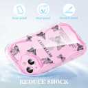 2 x Compatible for iPhone 14 Case, Pretty Butterfly Print Three-Dimensional Wave Clear Case for Girls Women, Soft Full Package Anti-Fall Cover for iPhone 14, Shadow Dance Black