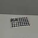 340Pcs Screw Covers Black Self-Adhesive Screw Covers Caps 290pcs Screws Hole Sticker & 50pcs Plastic Furniture Hole Cap Sticky Decals Self Tapping for Various Furniture Cabinet 12mm 15mm 21mm