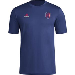 adidas Men's St. Louis City Soccer Club MLS Long Sleeve T-Shirt (Team Navy Blue)