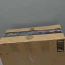 Wogarl 3PCS Faux Leather Weekender Bag for Women Men Large Overnight Bags Travel Duffel with Shoe Compartment Toiletry Packing Cube Carry On Tote Fit 21" Laptop(Light Brown)