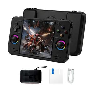 RF40H Retro Handheld Game Console, 4.0 Inch 720x720 IPS Screen, Built-in 18,000+ Classic Game, Portable Hand Held Open Source Linux System, 4000mAh Battery Retro Gaming Console (Black 64GB) 