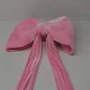 Pink Bow Birthday Decorations Coquette Party Backdrop Big Bow Themed Room Large Bows Wall Decor Ormanents Giant Door Velvet Wedding Engagement Bachelorette Baby Shower Bridal Christmas Tree Decoration
