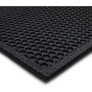 Mohawk Home Indoor Outdoor Heavy Duty Rubber Floor Mat Anti Slip Resturant Kitchen for Garage Garden Industrial Pool Entrance Bar Wet Area 1' 6" x 2' 6"