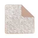 Toddlekind Portable Baby Mat  Organic Cotton 47" x 47" Reversible Indoor/Outdoor Playmat for Babies, Toddlers, Picnics, Patio, and Garden Use 0m+ Tan (Taupe)