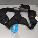 Zelvot Running Vest for Women Men, USA Original Patent, Adjustable Chest Straps Running Hydration Vest with 500ml Soft Flask, Lightweight Reflective Hydration Backpack for Marathon (Large-X-Large, Black)