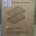 2-Tier Kitchen Cabinet Pull Out Shelf and Drawer Organizer Slide Out Pantry Storaqe Basket in Multiple Sizes (18" W x 21" D)