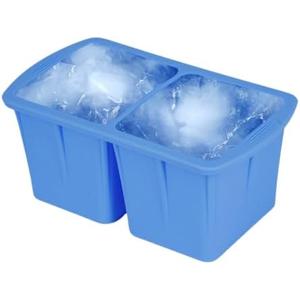 ColdCore Large Double Ice Block Mold – 10lbs Big Ice Cube Molds, Reusable Steel Reinforced Silicone, Perfect Ice Maker for Cold Plunge, Ice Bath Chiller, Coolers, and Ice Tray - 2Pack