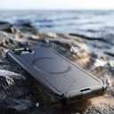 ESR for iPhone 17e Case, iPhone 16e Case, 23ft Military-Grade Drop Protection, MagSafe Accessories Compatible, Shock-Absorbing Rugged Cover, Cyber Series, Black