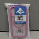 FNTCASE for iPhone 13 Pro-Max Case: Clear Magnetic Phone Cases Compatible with Magsafe Slim Anti Yellowing Military Grade Drop Protection Rugged Transparent Cell Phone Cover (B-Pink)