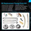 Timing Chain Kit for 2008-2015 Honda Acura ILX Accord Civic Crosstour CR-V 2.4L Engine, Easy-to-install OE Standard Engine Timing Replacement Parts
