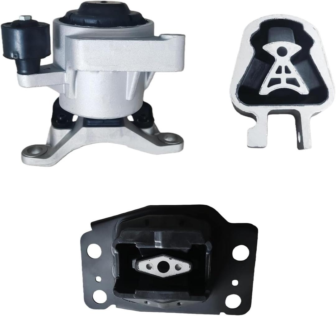 3Pcs Engine Motor & Transmission Mount Kit - Compatible with Fusion 2013-2018 L4 2.0L Turbo, Replaces A5767 A5603 A5606 3347 3327 3329