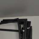 Over The Table Rod Stand with Clamps, Adjustable 32''-79'' Tall 32"-131" Length, Black Table Arch Stand Metal Balloon Frame Hanging Rod for Weddings Birthdays Party Garden Arbors Decoration