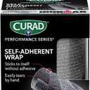 3 x CURAD IRONMAN Self-Adherent Athletic Wrap, Official IRONMAN Medical Supplier, Black, 3 inches x 5 yards, Compression Support for Sports Injuries, Joint Stability, and Muscle Recovery (1 Count (Pack of 1))