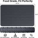 Stove Top Covers for Electric Stove, Thickened Premium Silicone Stove Mat for Glass Top Stove, 28 x 20 Glass Stove Top Cover Protector, Oven Range Top Cover, XL Dish Drying Mat