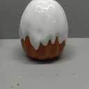 Halloween Decorations - 11" H Resin Ghost Pumpkin with Flameless Candle for Indoor Outdoor - Cute Spooky Decoration Tables Centerpieces Halloween Decor for Porch Home Front Door Mantel
