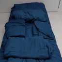 Teal King Comforter Set - 6Pieces, Bed in a Bag Bedding Sets with All Season Soft Quilted Warm Fluffy Comforter, Flat Sheet, Fitted Sheet, 2 Pillowcases