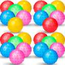 Jerify Knobby Balls 4.72" Bouncy Spiky Sensory Ball Bulk Soft Inflatable Massage Stress Plastic Toy for School Party Play Outdoor Indoor