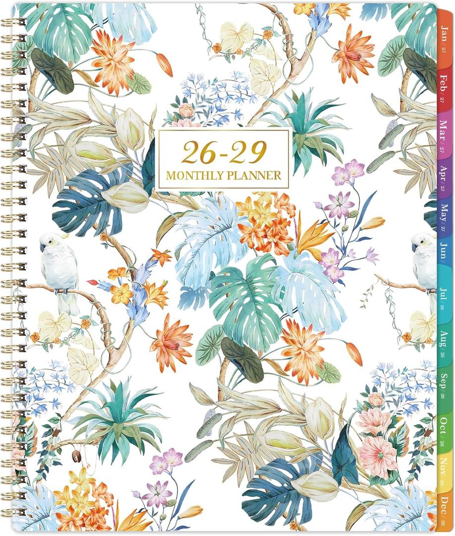 2026-2029 Monthly Planner/Calendar - July 2026 - June 2029, 9 11, 3 Year Monthly Planner 2026-2028, 36 Months, 2026-2029 Planner with Colorful Tabs, Inner Pocket, Twin-Wire Binding