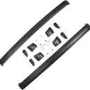 IKON MOTORSPORTS, Roof Rack Compatible with 2020-2025 Tesla Model Y All Models 4-Door, Black Top Roof Rack Cross Bar Cargo Carrier Aluminum Pair 2PCS, 2021 2022