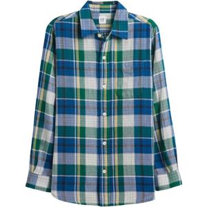 Gap Boys Long Sleeve Button Down Shirt (Medium, Palisade Green)