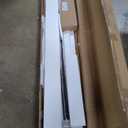 EaseLife 32 x 80 inch White Barn Door with 5.5FT Sliding Door Hardware Kit Included & Handle,Solid Wood Covered with Waterproof PVC Surface,DIY Assemblely,Easy Install,H-Frame,Fit 28-30in Wide Opening