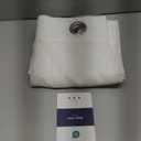 SLEEP ZONE Sheer Curtains 63 Inch Length of 2 Panels for Living Room and Bedroom, White Sheer Curtain Cutwork Embroidered Sheer Curtains, 42" W 63" L, White Lattice