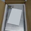 EHWINE 12 Pack Acrylic Sign Holder 4 x 6, Double Sided Black Picture Frame Stand up Table Top Sign Holders, Clear Display Stand Menu Flyer Holder for Wedding Party(Provide Non-slip Mats)