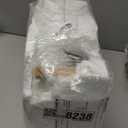 Elevated Ceramic Dog Bowl Set - Raised Dog Bowls with Non-Slip Bamboo Stand - Dog Food and Water Bowl Set - Double Dog Feeding Bowls - Suitable for Small and Medium Dogs - 28.74 OZ - 3.6 CUPS - 850 ML (White)