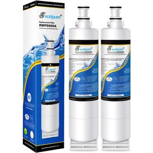 EXCELPURE 4396508 Refrigerator Water Filter, Replacement for EveryDrop FILTER 5, Whirlpool EDR5RXD1, 4396510 4396509 4392857, Kenmore 9010, NL240 LC400V WF285 R-9010 WF-NL300 WSW-1, 2PACK